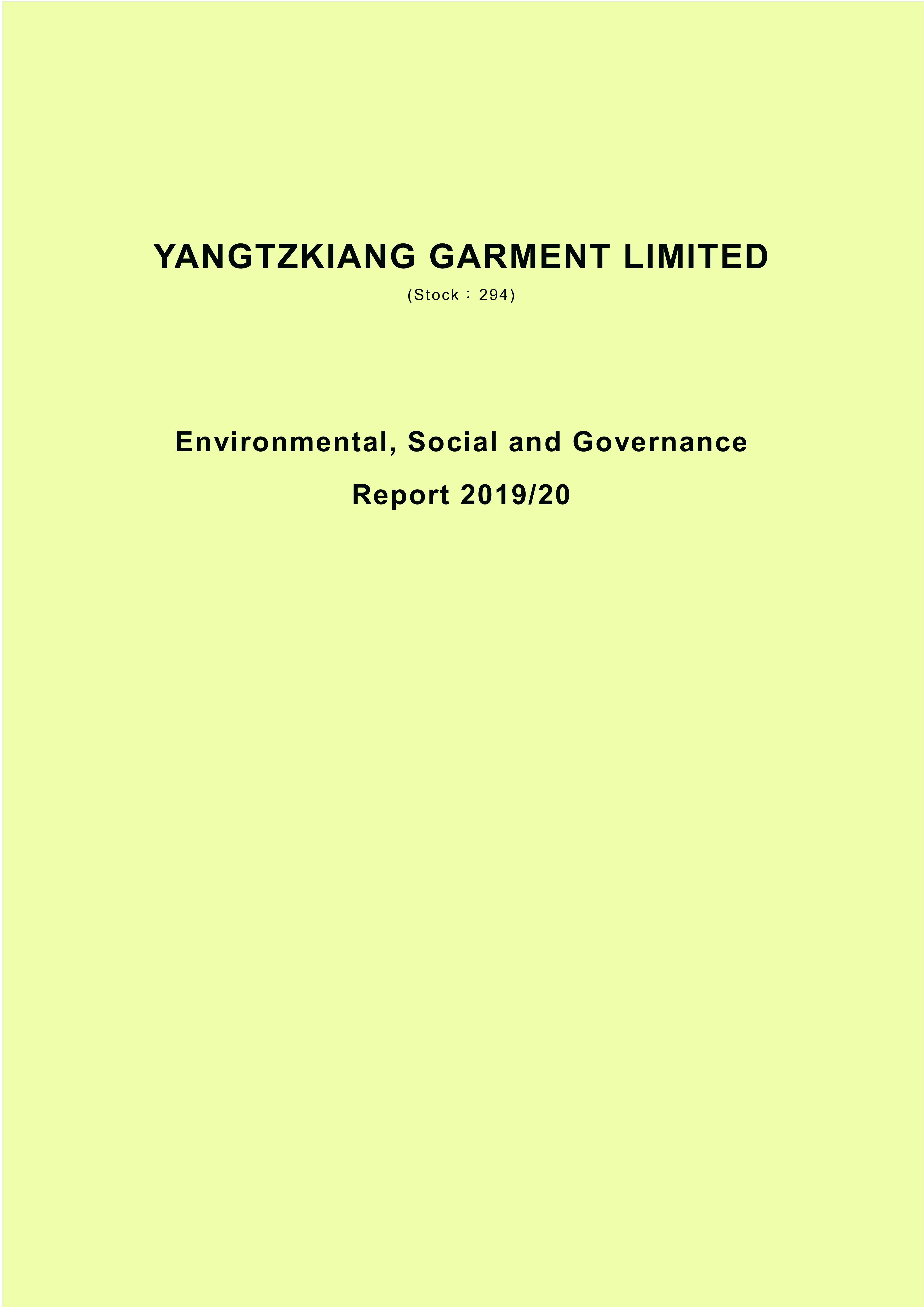 E 19 20 ESG Report Cover
